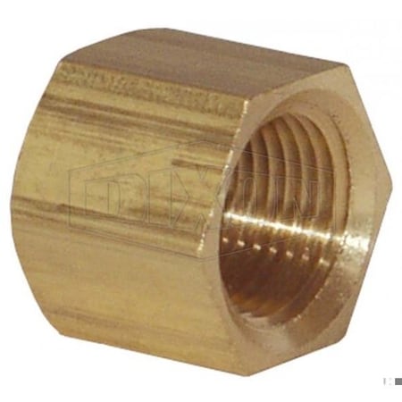Dixon Pipe Cap, 3/4 in Nominal, FNPT End Style, Brass 2131200CLF